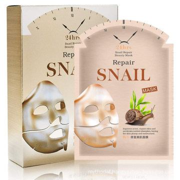 OEM Premium Snail Hydrating Moisturizing Skin Repair Facial Mask Sheet Tired Skin Care